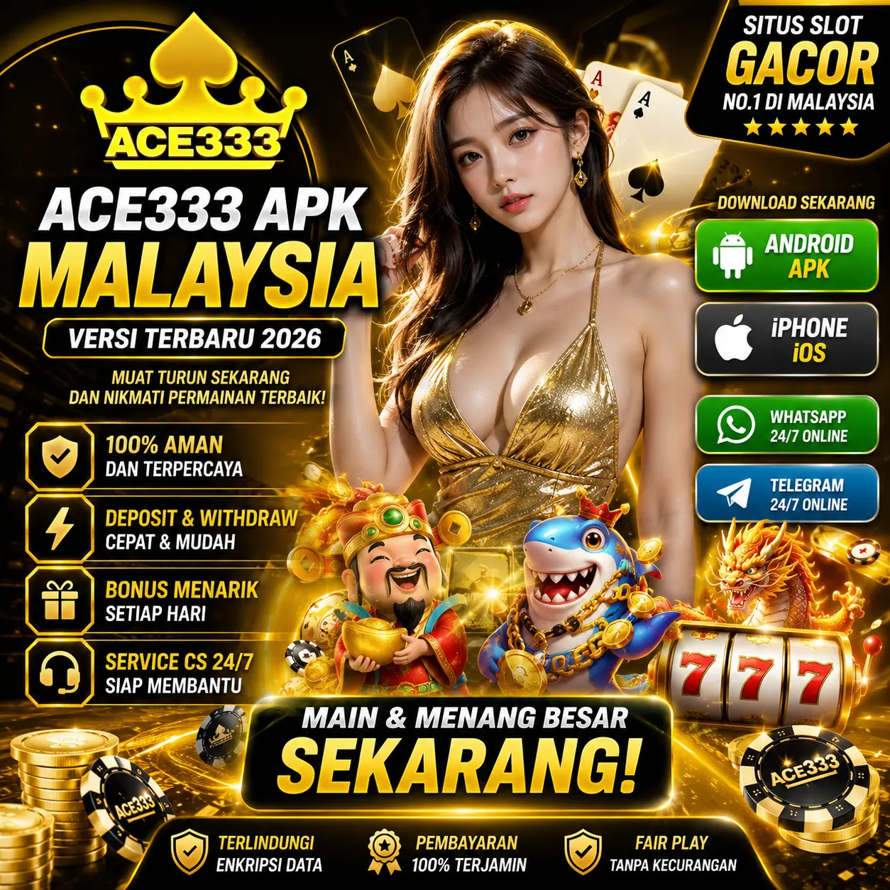 Ace333 APK Malaysia untuk Android dan iPhone 2026