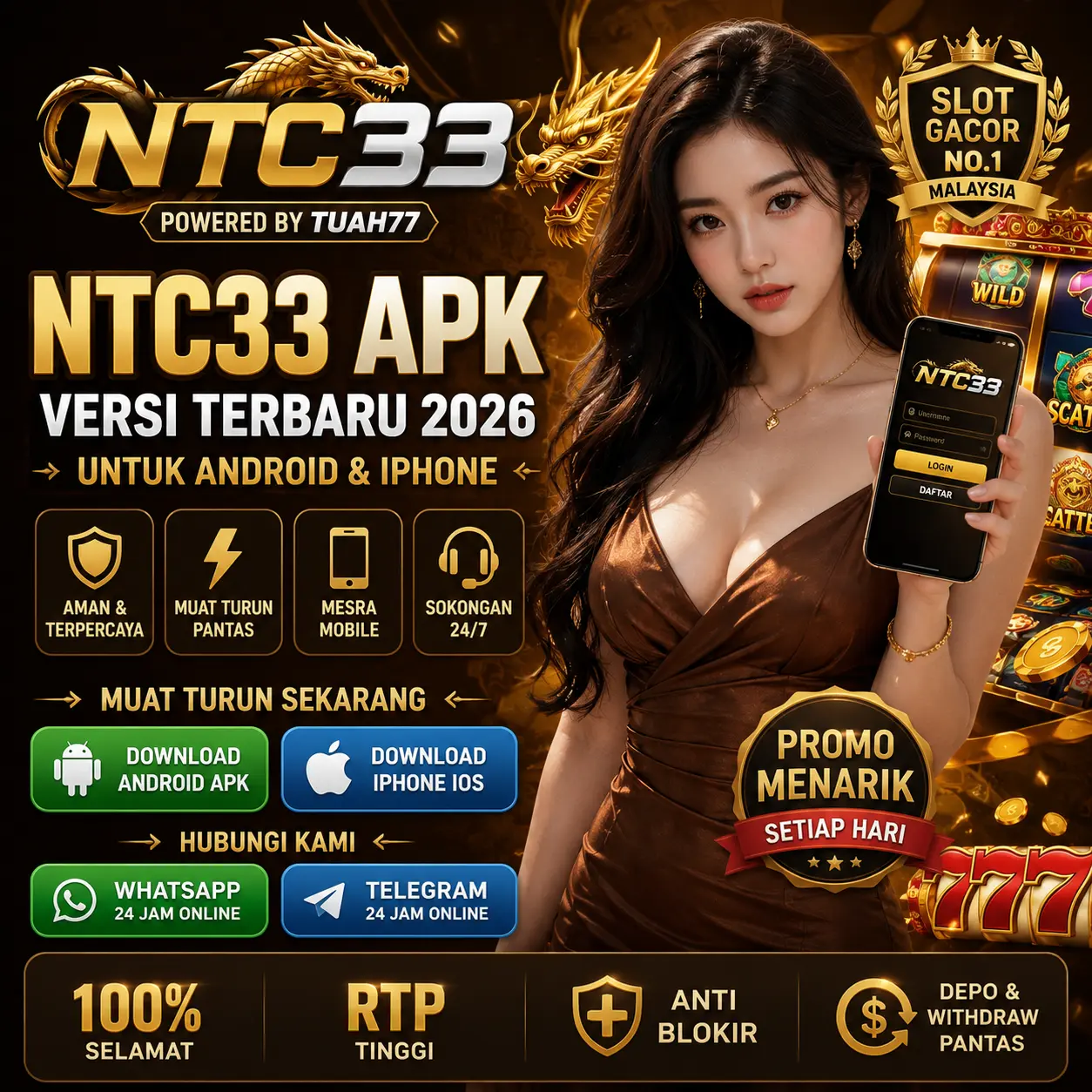 NTC33 APK Malaysia untuk Android dan iPhone 2026