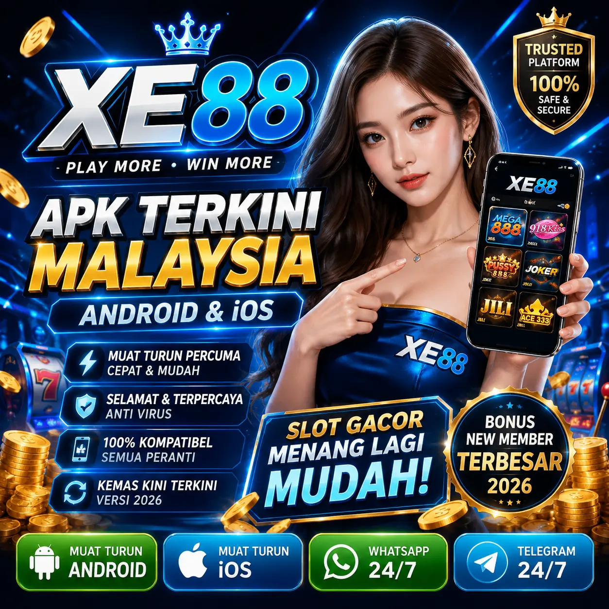 XE88 APK Malaysia untuk Android dan iPhone 2026